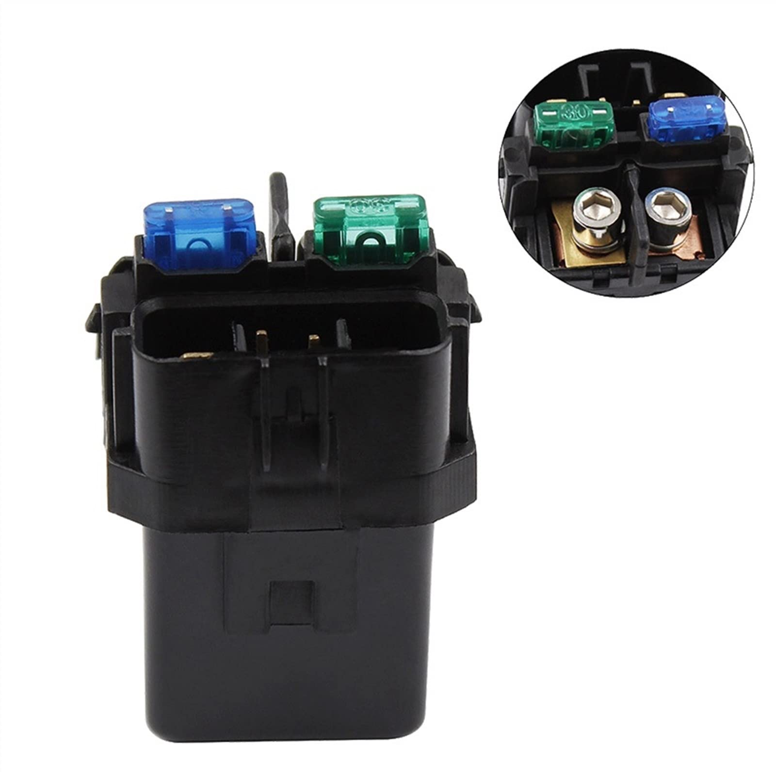 Relè Di Avviamento Solenoide Di Ricambio Per Kawasaki Z1000 ZR1000 2003-2009 - Sostituzione OEM In Metallo E Rame