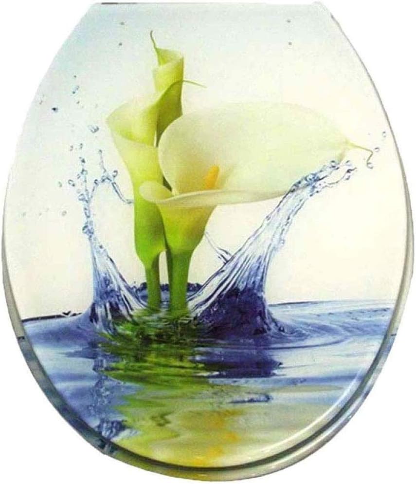 円 送料無料 一部地域を除く 便座オランダカイウユリ便座 スローダウン尿素 ホルムアルデヒド樹脂超耐性トップ固定互換性便座カバー