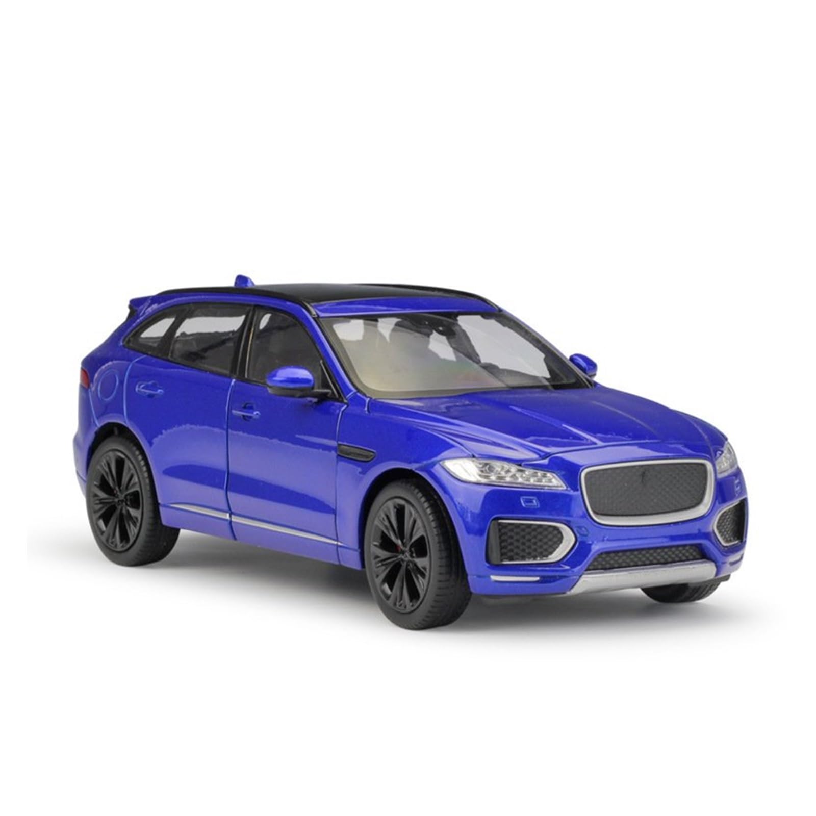 AUDSNI Die-Cast Diecast Car Model 1:24 For JAGUAR For F-Pace Alloy Model Diecasts Metal Vehicles(Blue)