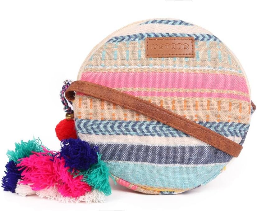 Handmade Macrame Flap Over Sling Bag For Girls And Women