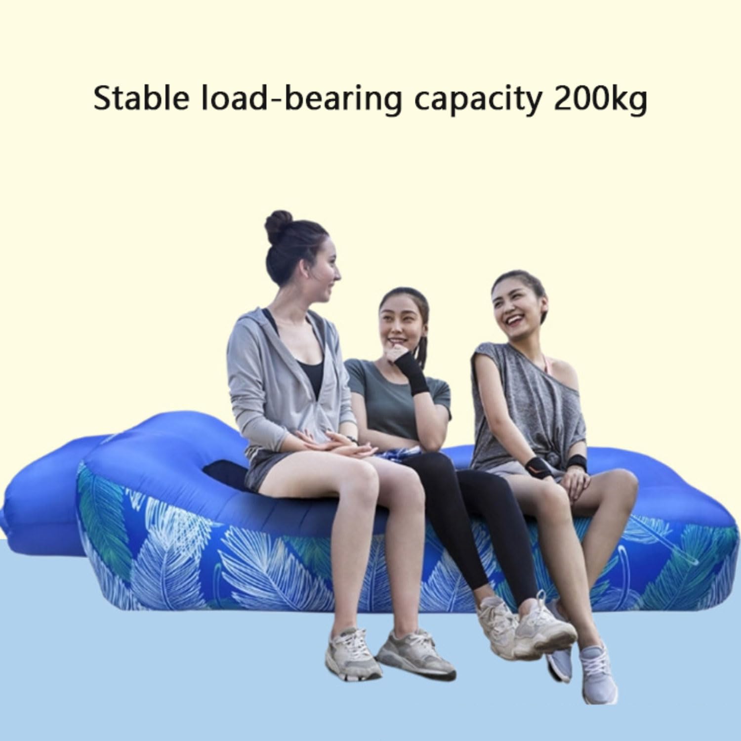 Divano Gonfiabile ad Aria Sdraio Air con Borsa Portatile Custodia Divano Gonfiabile Materasso Lettino Campeggio Sedia da Esterno per Viaggi Spiaggia Mare Piscina Divano Gonfiabile Campeggio