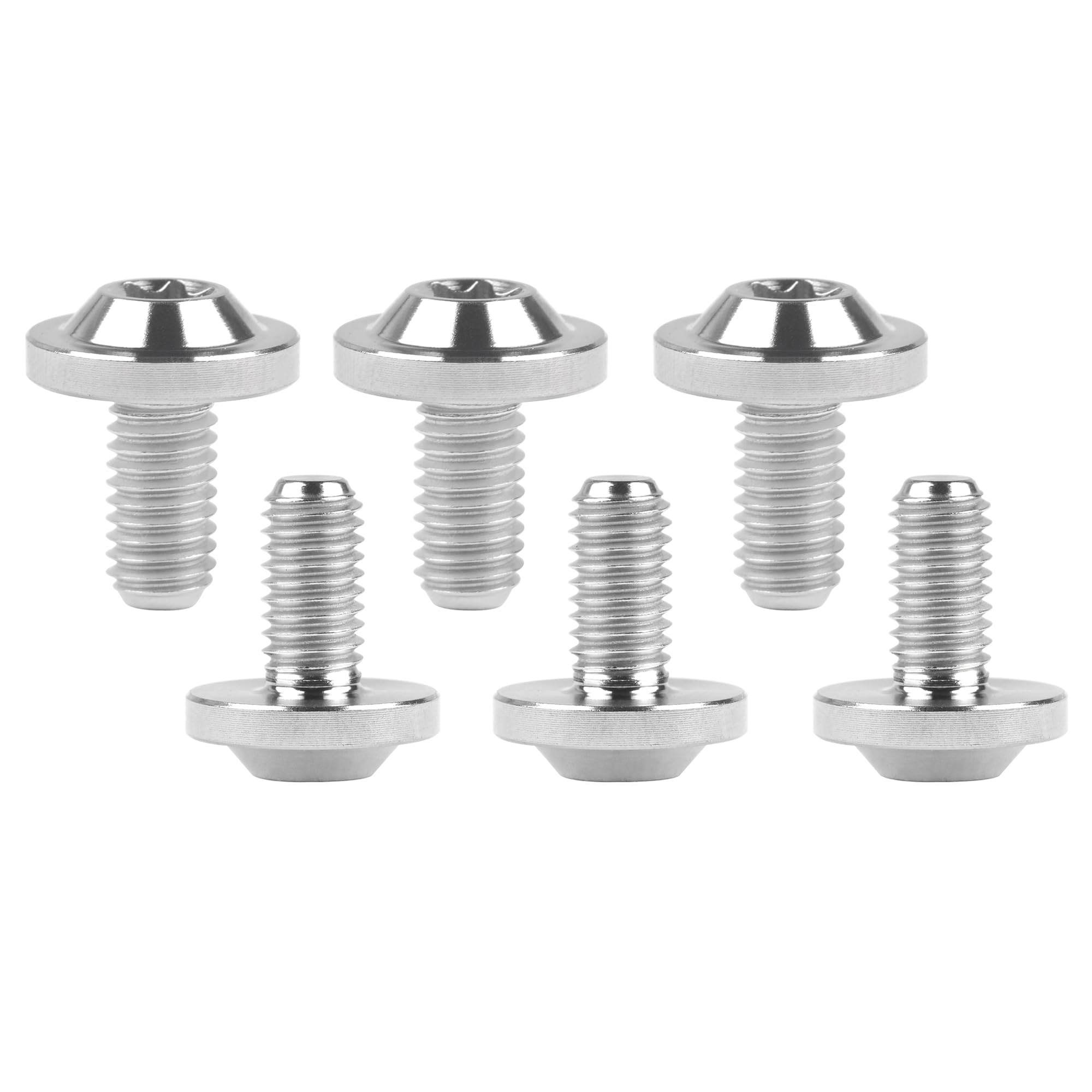 DWAMMEBRS Bolt T25 Torx Screws M5x10 12 15 20 25 30 35mm Corrosion Bolts for Cycling Motorcycle Automotive(Titanium,M5x12mm)