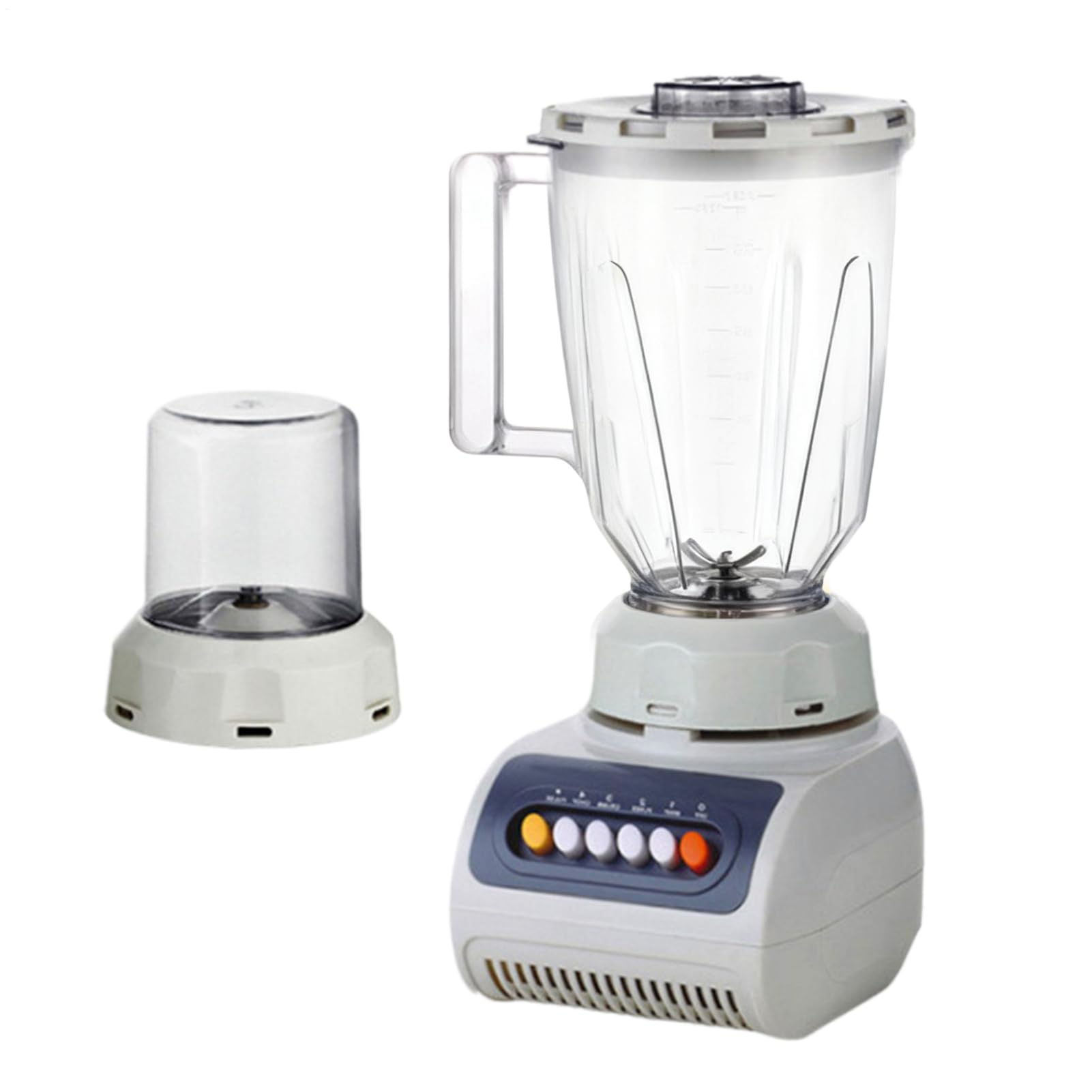 Licuadora Portátil - Doble Recipiente 1.5L Sin Fugas | Extractor de Multifunción de 4 Velocidades | Para viajes, gimnasio, dormitorio, mezcla de yogur, frutas y verduras con leche