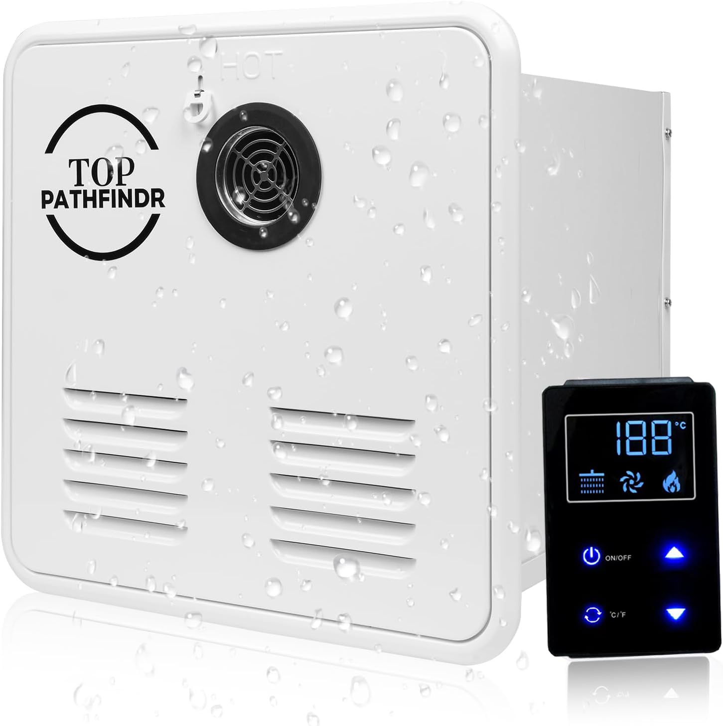 Tankless RV Instant Hot Water Heater, 55000 Btu RV Water Heater, 2