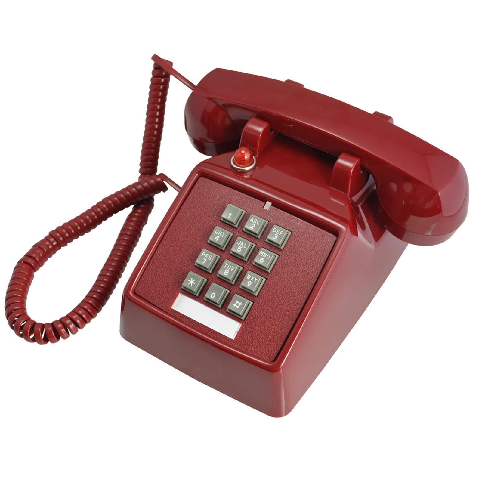 Téléphone Fixe rétro, téléphone Fixe Vintage pour la Maison, Le Bureau, téléphones rétro avec Sonnerie Authentique et Cordon bouclé pour Le café de l'hôtel à la Maison