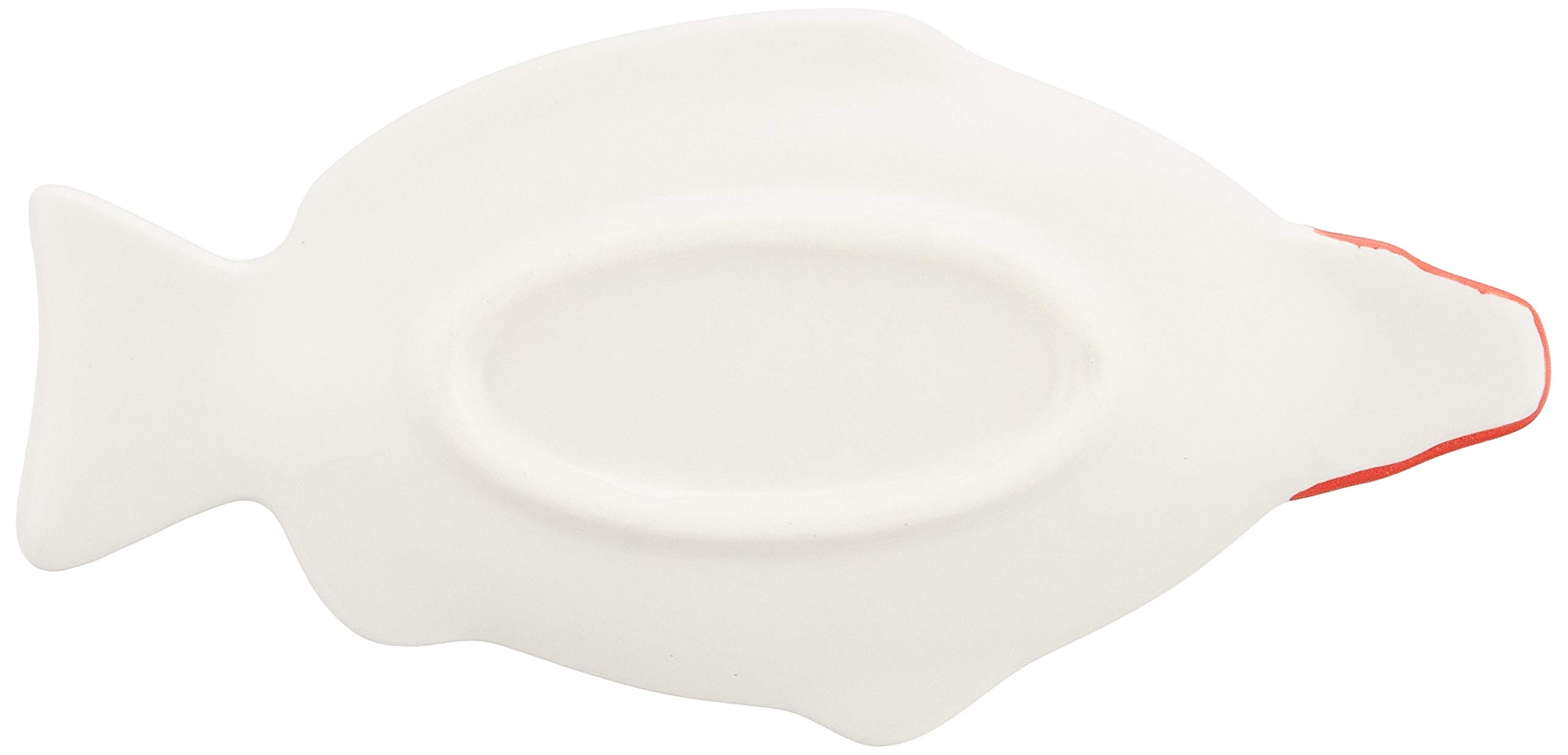 Amazon｜サンアート おもしろ食器 「 さかな型醤油入れ 」 醤油皿 白