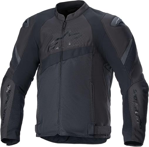 Alpinestars T-GP Plus R V4 Airflow Men's Street Motorcycle Jackets - Black/Black/Medium