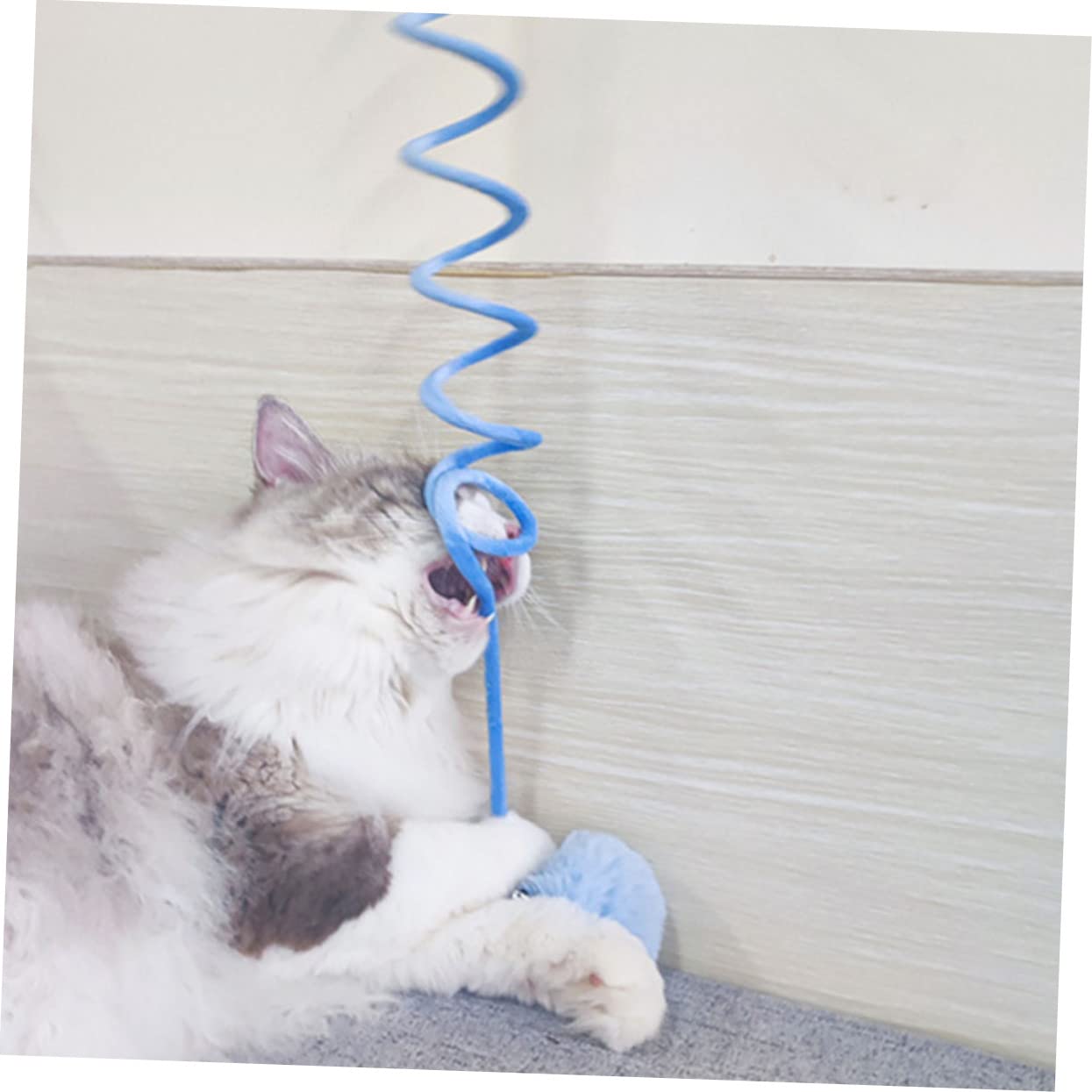 Yardwe 12stücke Katzen-plüschball-Spielzeug Mit Saugnapf Interaktive Katzenspielzeuge Für Drinnen Fördert Spiel Und Neugierde Farben