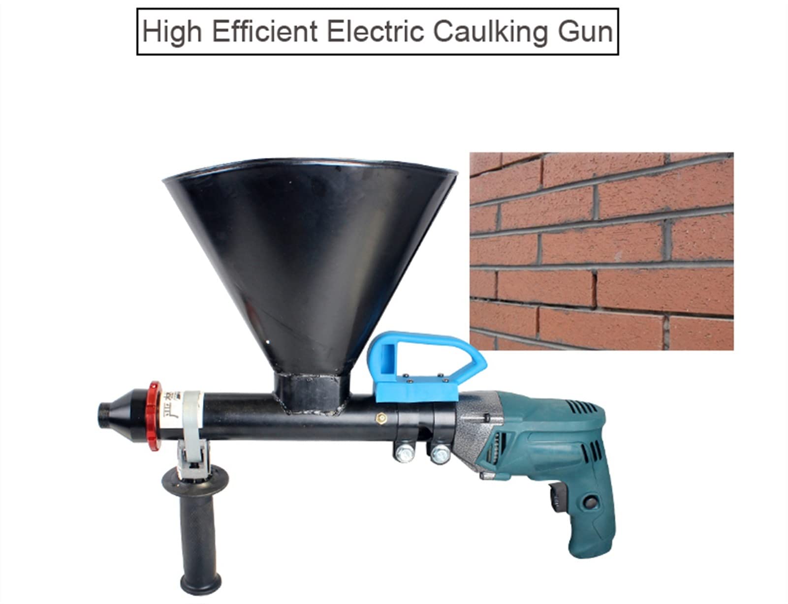 Pistola per Silicone per riempimento di Cemento Strumento per la Costruzione di stucchi elettrici Pistola per riempimento di Mastice per Mastice, riempimento, sigillatura, casa e Ufficio