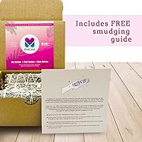 Vista 5 de MECKA Barras de salvia blanca (paquete de 3) Paquetes de salvia premium al por mayor a granel Quema para manchas y limpieza de energía negativa