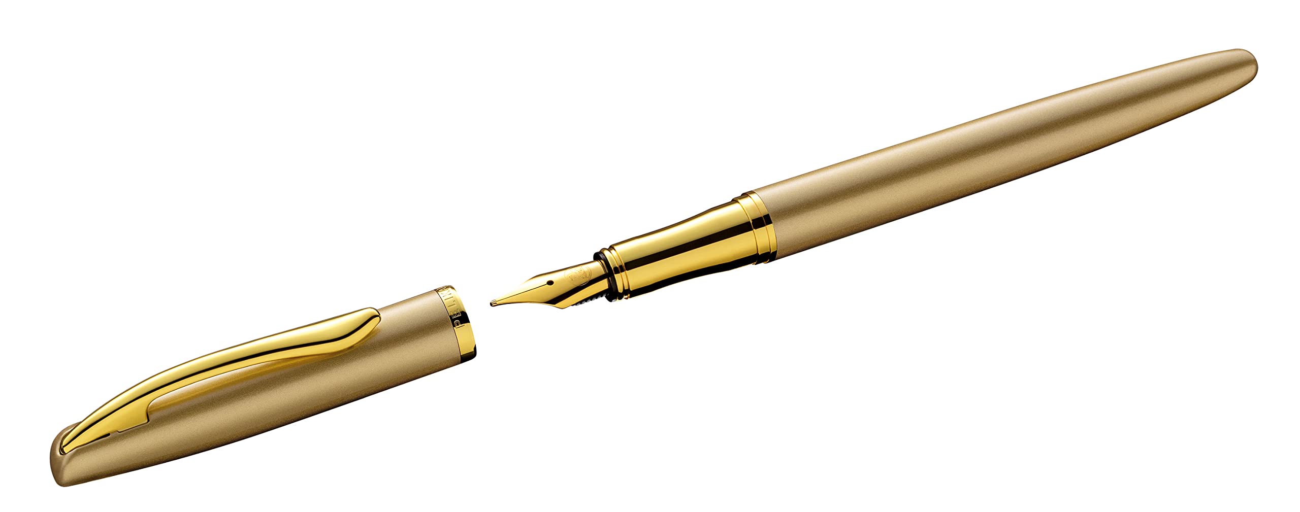 Pelikan Füllhalter Jazz Noble Elegance – Farbe Pink Rose, Mit Gravur, Edelstahlfeder M, Patronenfüllung, In Geschenkbox