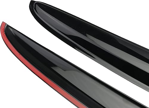 Miniatura 6 de AOKAILI 4 unidades de deflectores de ventana tintados en negro ahumado compatibles con Venza 2009 2010 2011 2012 2013 2014 2015 2016