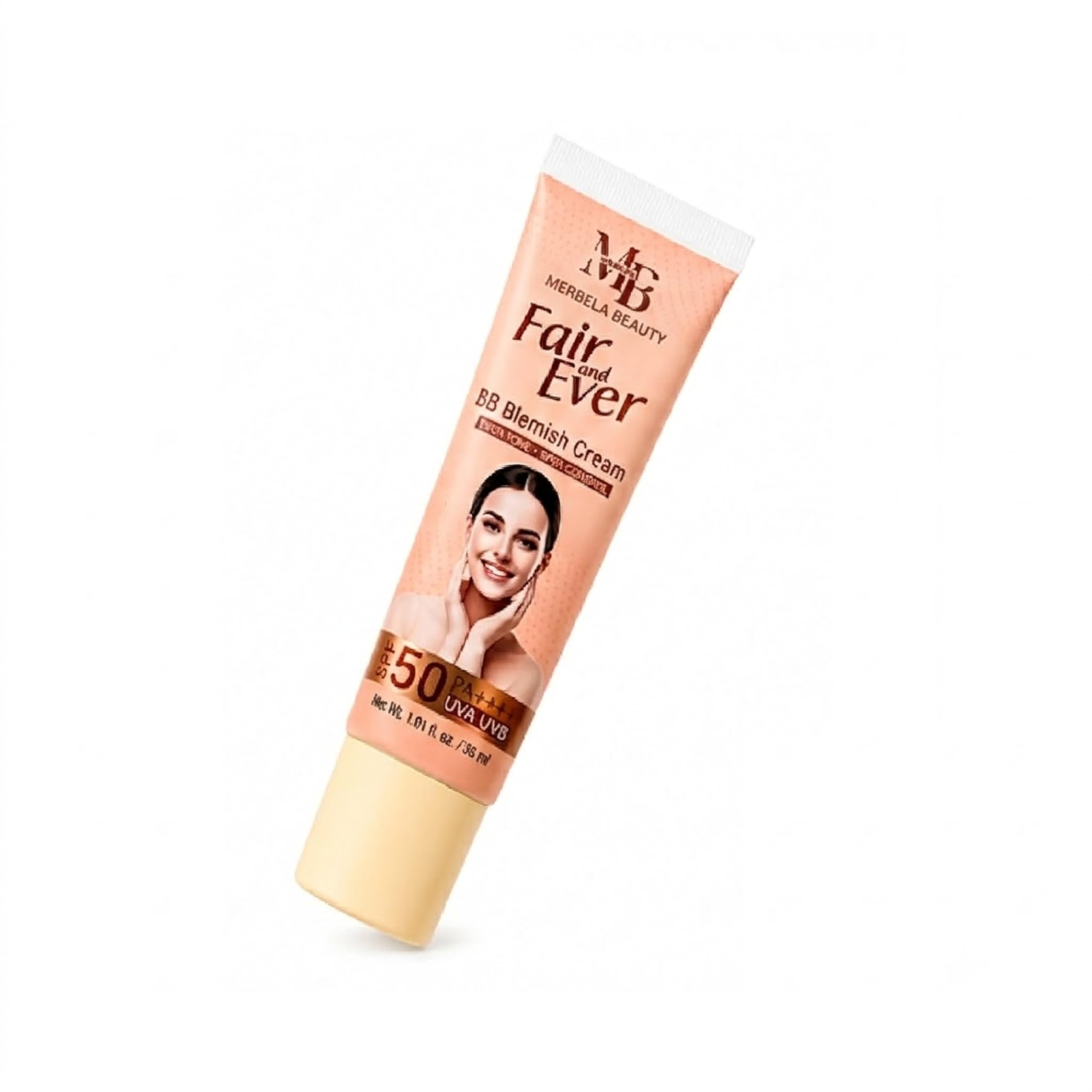 URBAN THREADS Merbela Beauty Fair and Ever BB Blemish Cream SPF 50, 30 ml 1 Pcs-image-13