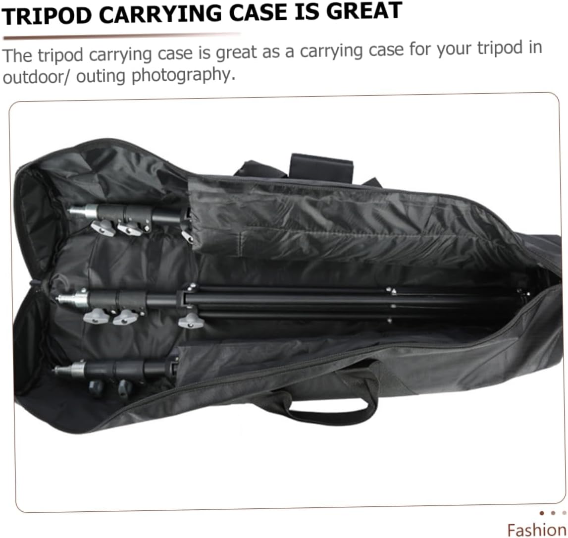 Tripod Carrying Case Bag Thick Oxford Cloth Photography Equipment Storage Bag with Shoulder Strap and Handle Long for Outdoor Photography Monopods