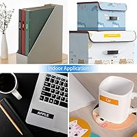 Vista 5 de Pristar Cintas de relieve de plástico 3D de 9 mm de repuesto 3/8'' x 9.8'' compatibles con Dymo Embossing Label Maker Organizer Xpress 12965, Xpress