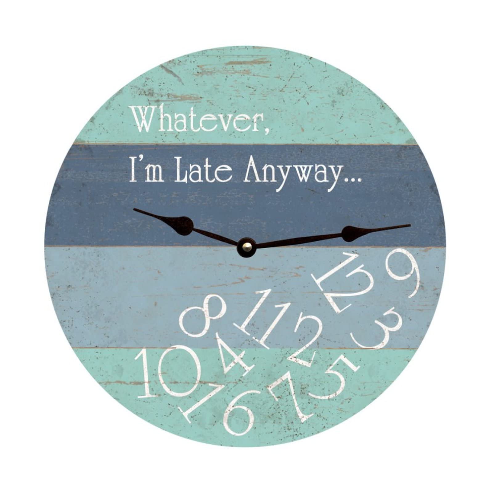 Horloge silencieuse cuisine ronde 25cm pendule murale sans tic-tac pour salon et hôtel