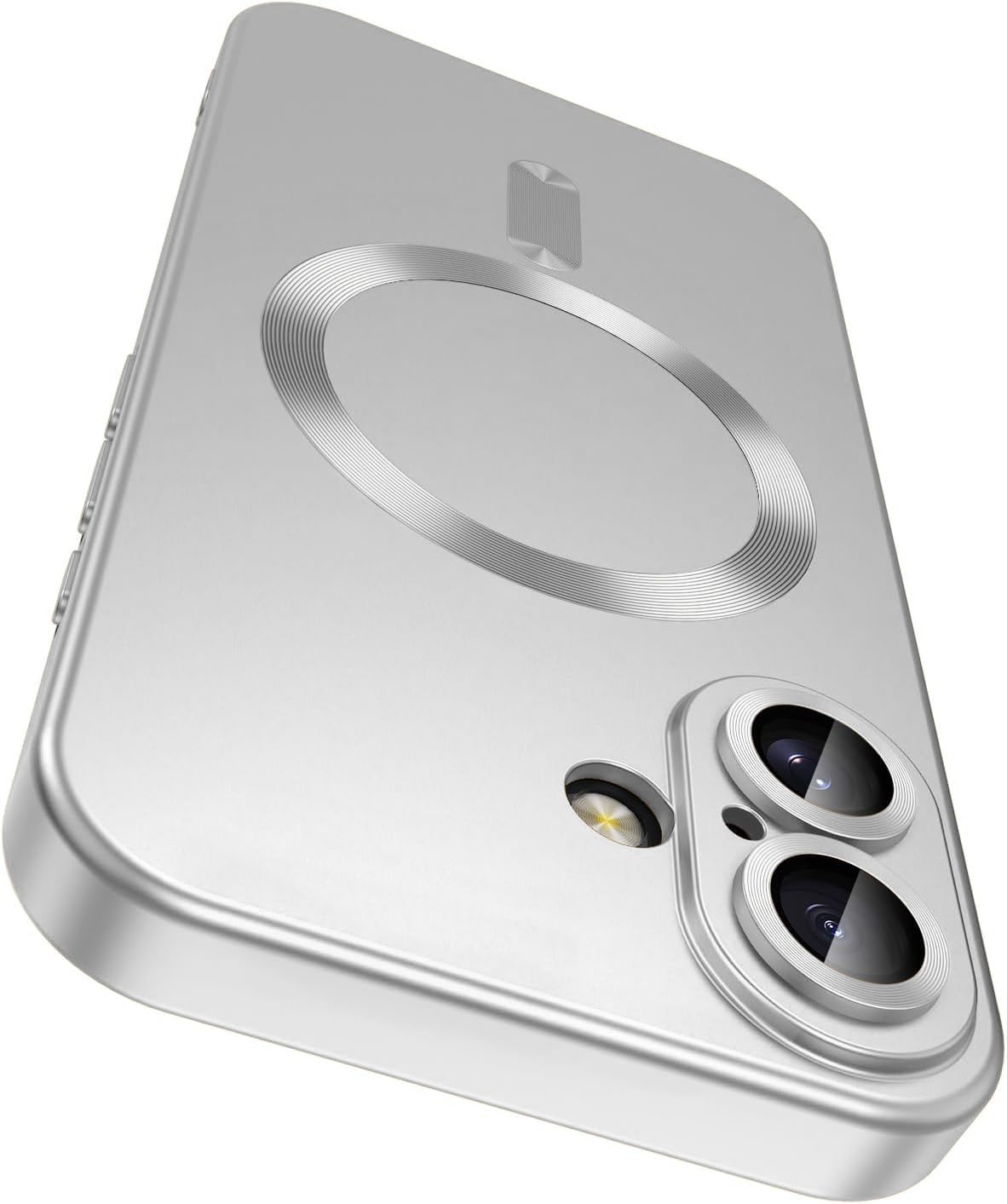DIZORO Magnetic Case for (iPhone 17 Case) [Compatible with MagSafe][Built-in Camera Lens Protector] Slim Soft Silicone Bumper Shockproof Metallic Luster Back Cover Phone Case (Black) — Amazon image 13