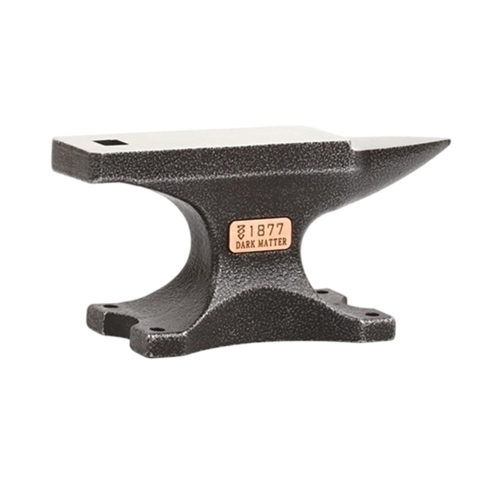 TISHITA Anvil Blocca Mini Corno Banco Solido per Gioielli Strumento Orafo per Modellare Metalli Base Fissa per Artigianato Adatto per Laboratorio Creazione Gi, Senza Base
