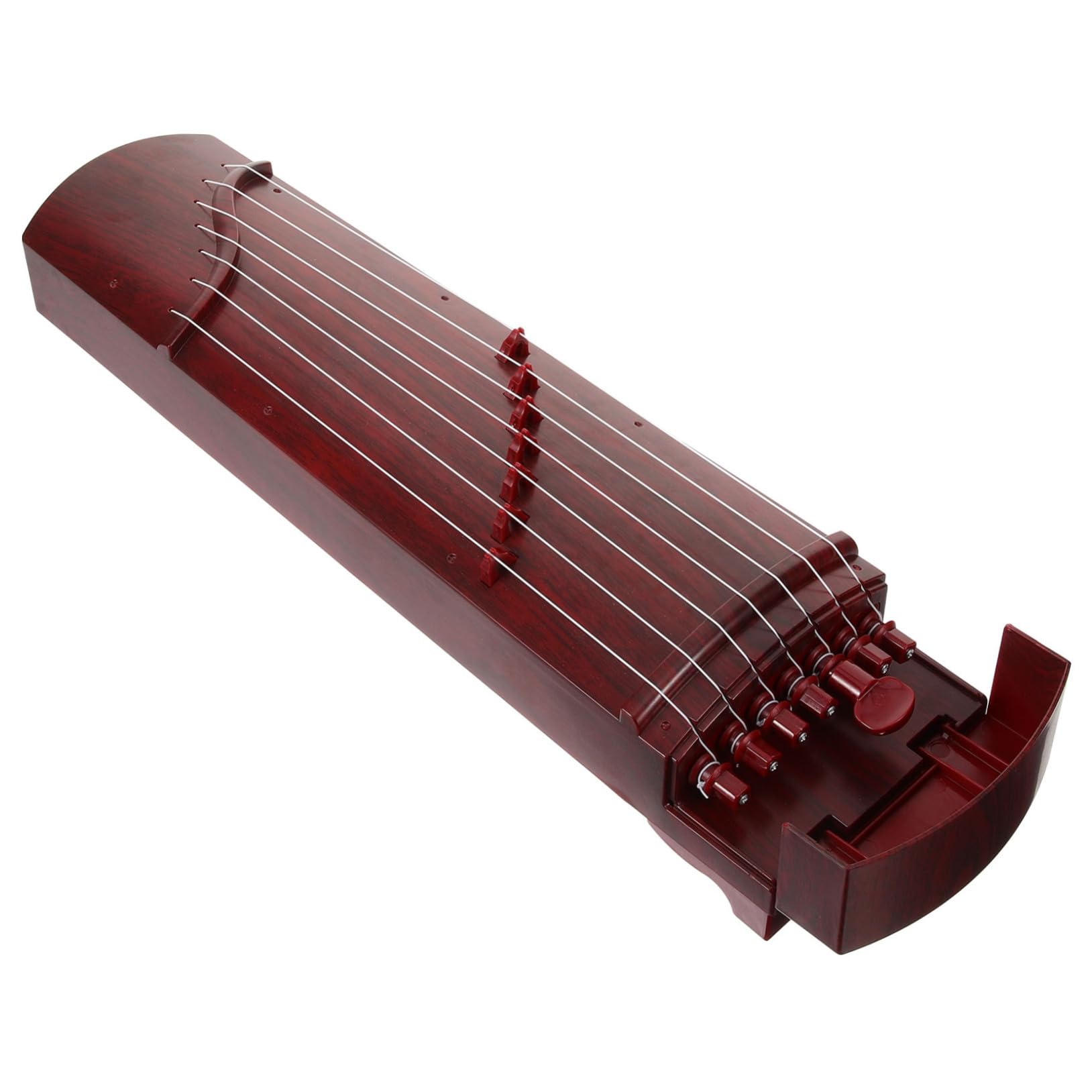 Toddmomy Guzheng Petit Marron en Abs, Instrument de Musique Chinois pour Garçon et Filles Débutants, Design Attrayant et Fabrication Soignée, pour L'apprentissage Musical
