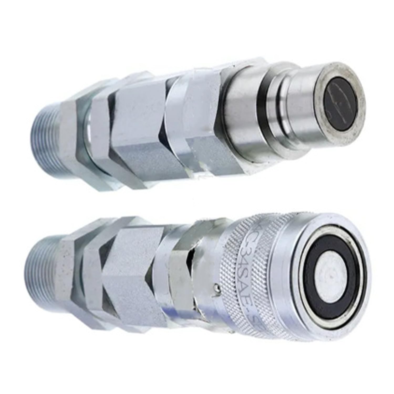 Tendparts Hydraulic Quick Connect Coupler 10 JIC Thread 1/2 Compatible with Gehl Skid Steer Loader 4635 4640 4835 4840 5240 5635 5640 6635 6640 7600 7610 7800 7810 Compatible with Bobcat