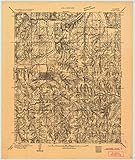 YellowMaps Guthrie OK topo map, 1:62500 Scale, 15 X 15 Minute, Historical, 1892, Updated 1892, 21.4 x 18 in - Paper