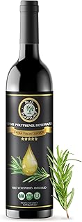 M.G. PAPPAS Rosemary Infused Olive Oil - High Polyphenol Rich Extra Virgin Olive Oil Unfiltered - Over 500mg/Kg - Cold Pressed Greek EVOO Award Winning - Rosemary Oil Cooking 12.7 Oz