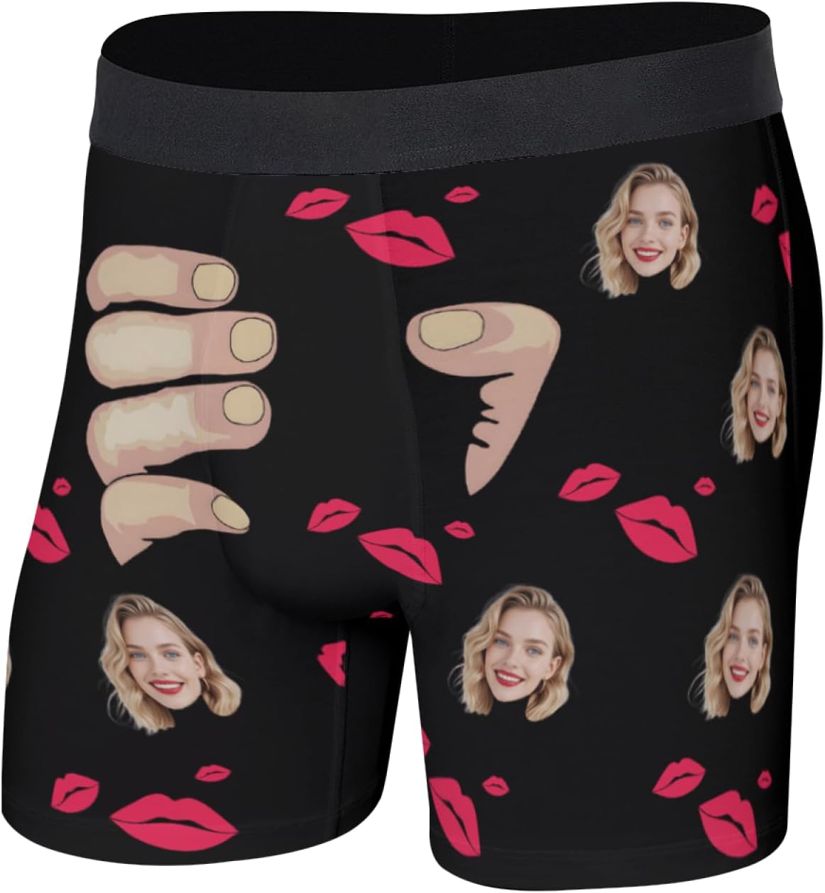 DIYKST Personalized Boxers for Men Custom Mens Boxer Briefs with Photo Gifts for Boyfriend Husband - Image 3