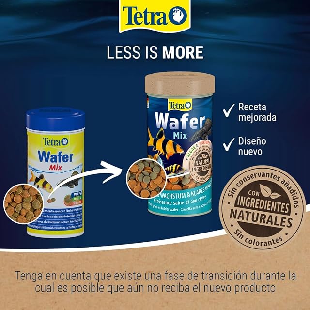 Foto 3 de 8 de Tetra - Comida para peces de fondo y crustáceos Tetra Wafer Mix 250 ml