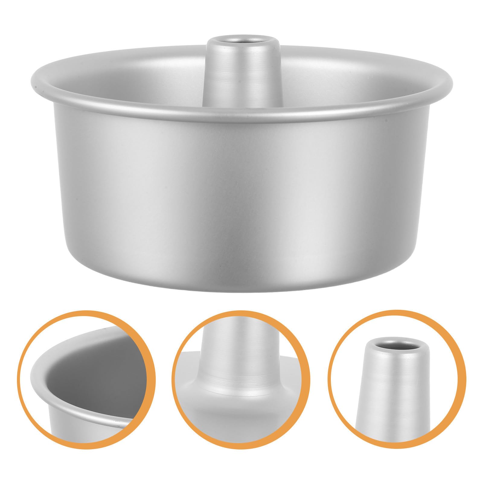 BESTOYARD Molde para Tarta de Queso de Aleación de Aluminio con Fondo Extraíble y Núcleo Desmontable para Hornear Resultados Uniformes en Repostería 2 Piezas