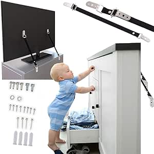 10er Set Möbelanker Ohne Bohren - Kippsicherung Für Schränke & Regale