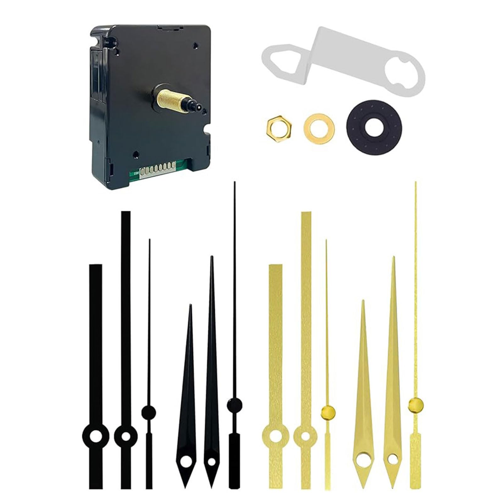 NVOQILIN Delicate Quiet Clock Movement Mechanism with Various Hands for Wall Clocks and Home Decors Low Power Consumption Clock