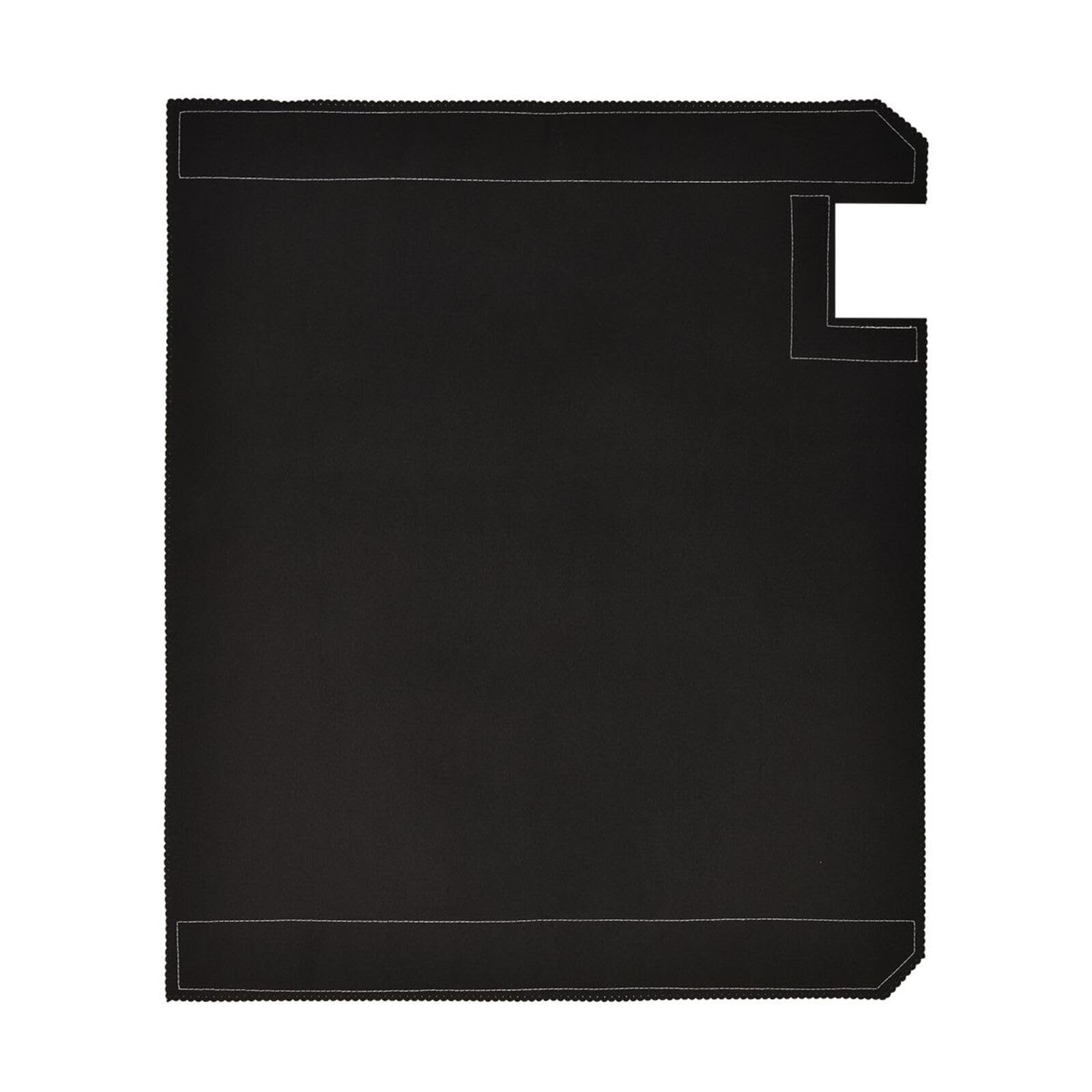 KLL Black Magnetic Mailbox Cover - Polyester Wrap for Standard Post Letter Box - Home Garden Yard Decor 21x18 in