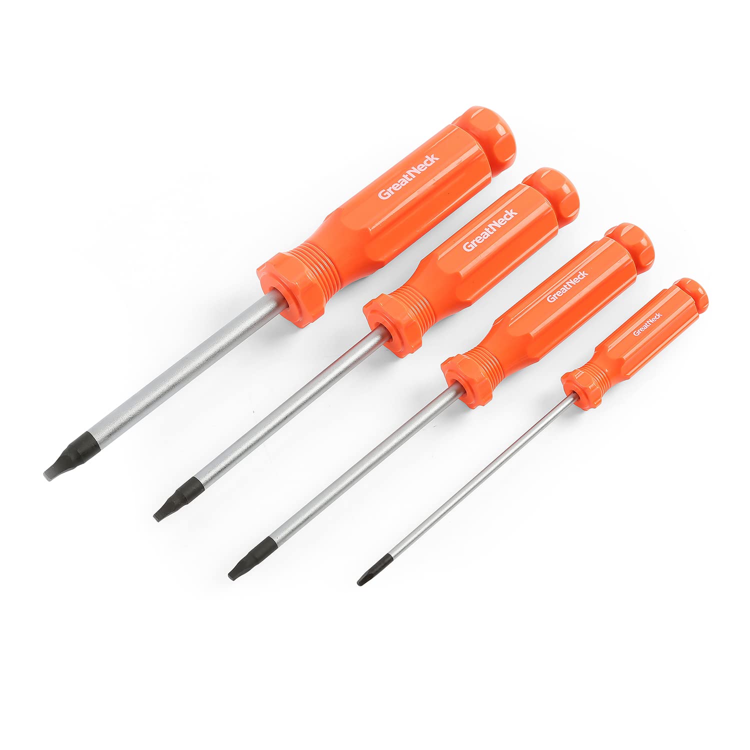 Amazon.com: GreatNeck 4-PC Square Screwdriver Set, Chrome Vanadium