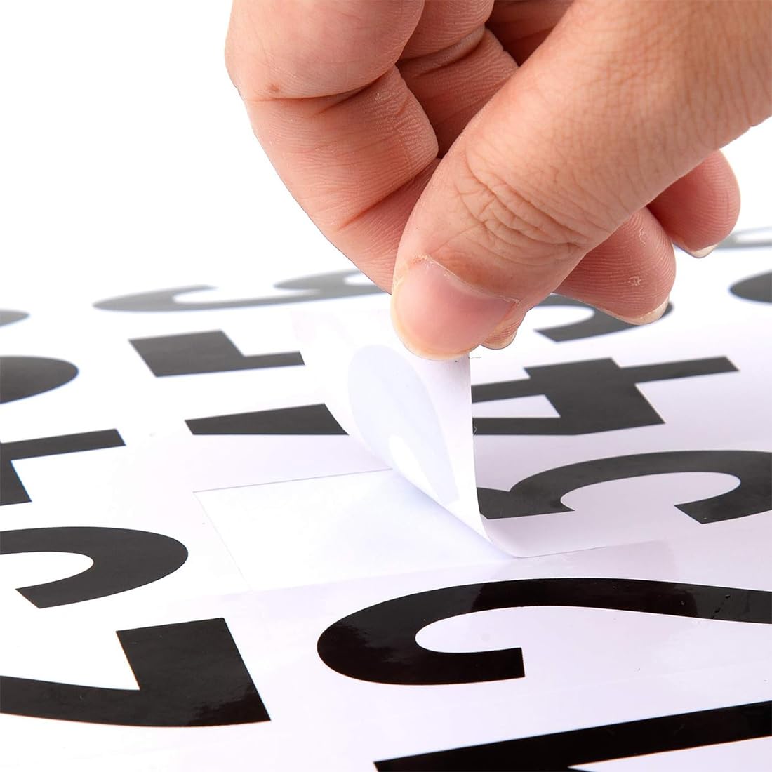 Adesivi Numeri Per Cassetta Postale - 12 Fogli Vinile Impermeabile | Numeri 0-9 - Foto 4