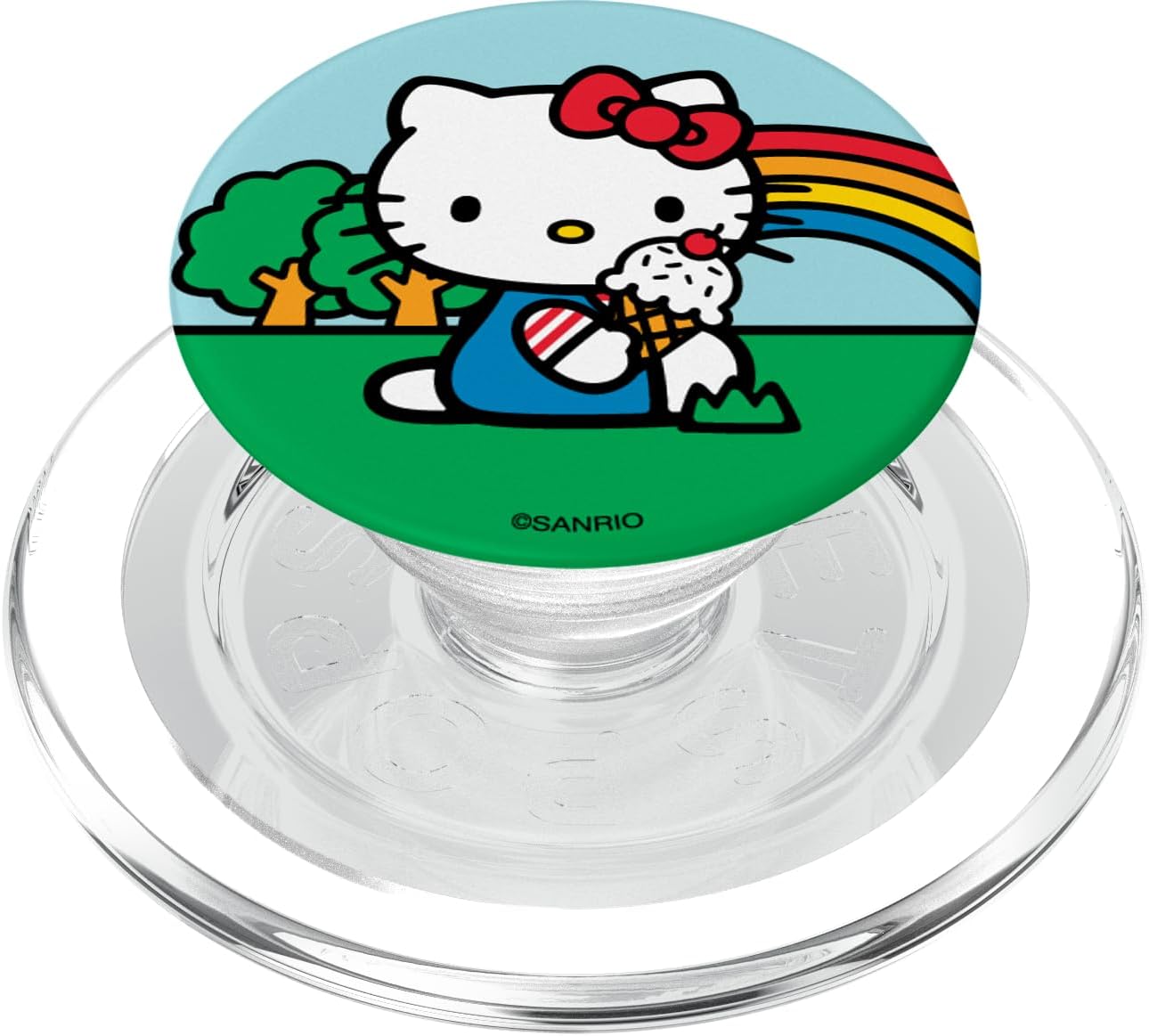 Hello Kitty Ice Cream Summer Rainbow PopSockets PopWallet for MagSafe