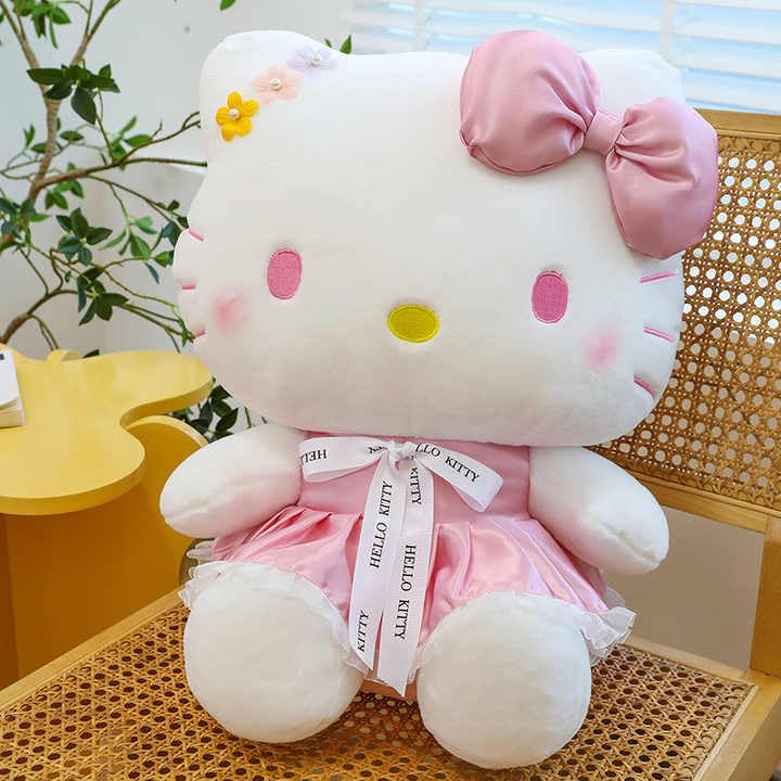 Image of Tinytotem Ultra-Cute Multicolor Kitty Super Soft Plush Toy - 35cm Adorable Cat Design with Fluffy Fur, Huggable Comfort, and Vibrant Colors for Kids, Collectors, and Gifting (Pack of 1)