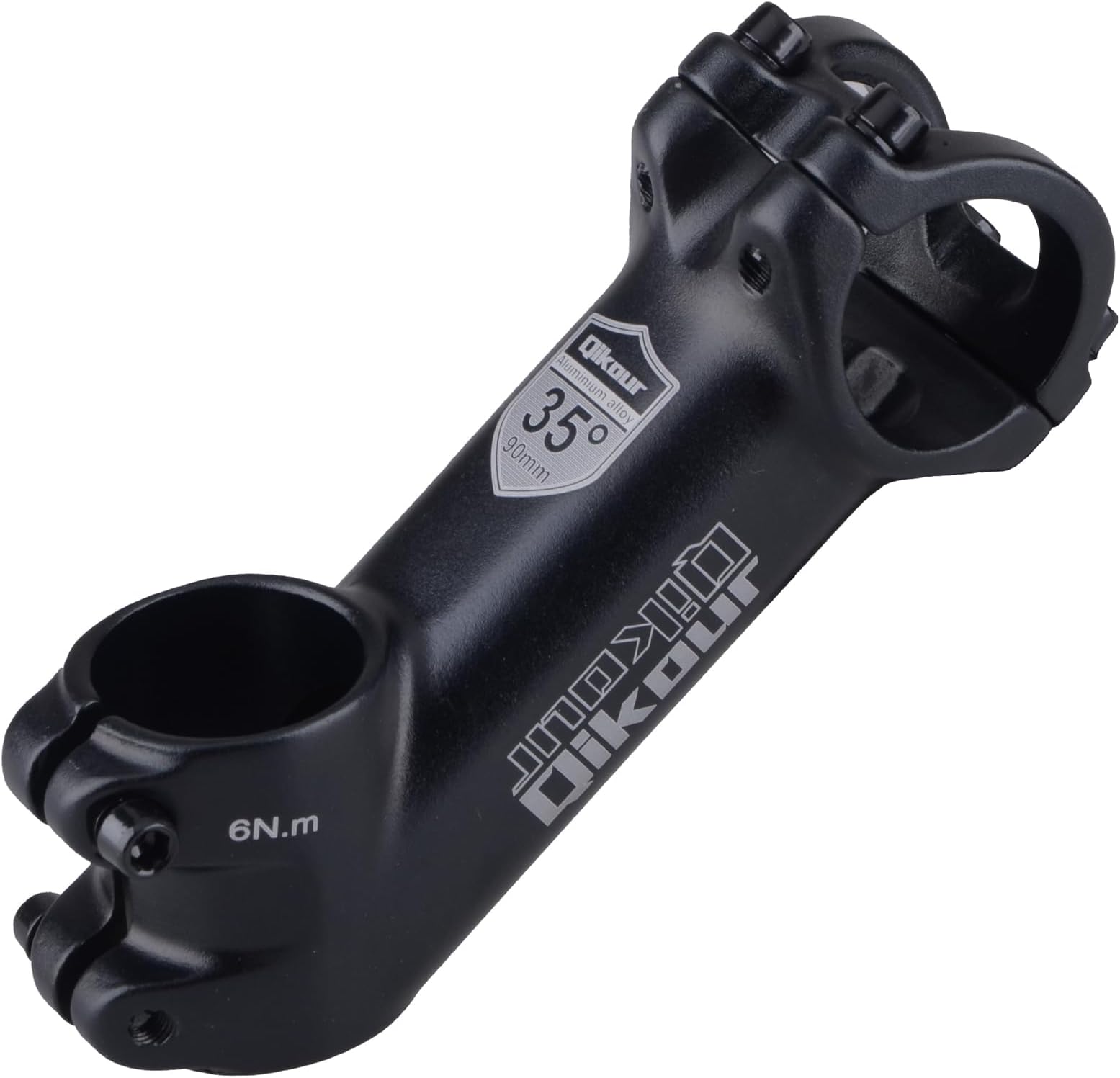 YAPJEB Bike Handlebar Stem Riser 35° Bicycle Stem MTB Stem 70 80 90mm for Mountain Road Bike (31.8 x 90mm)