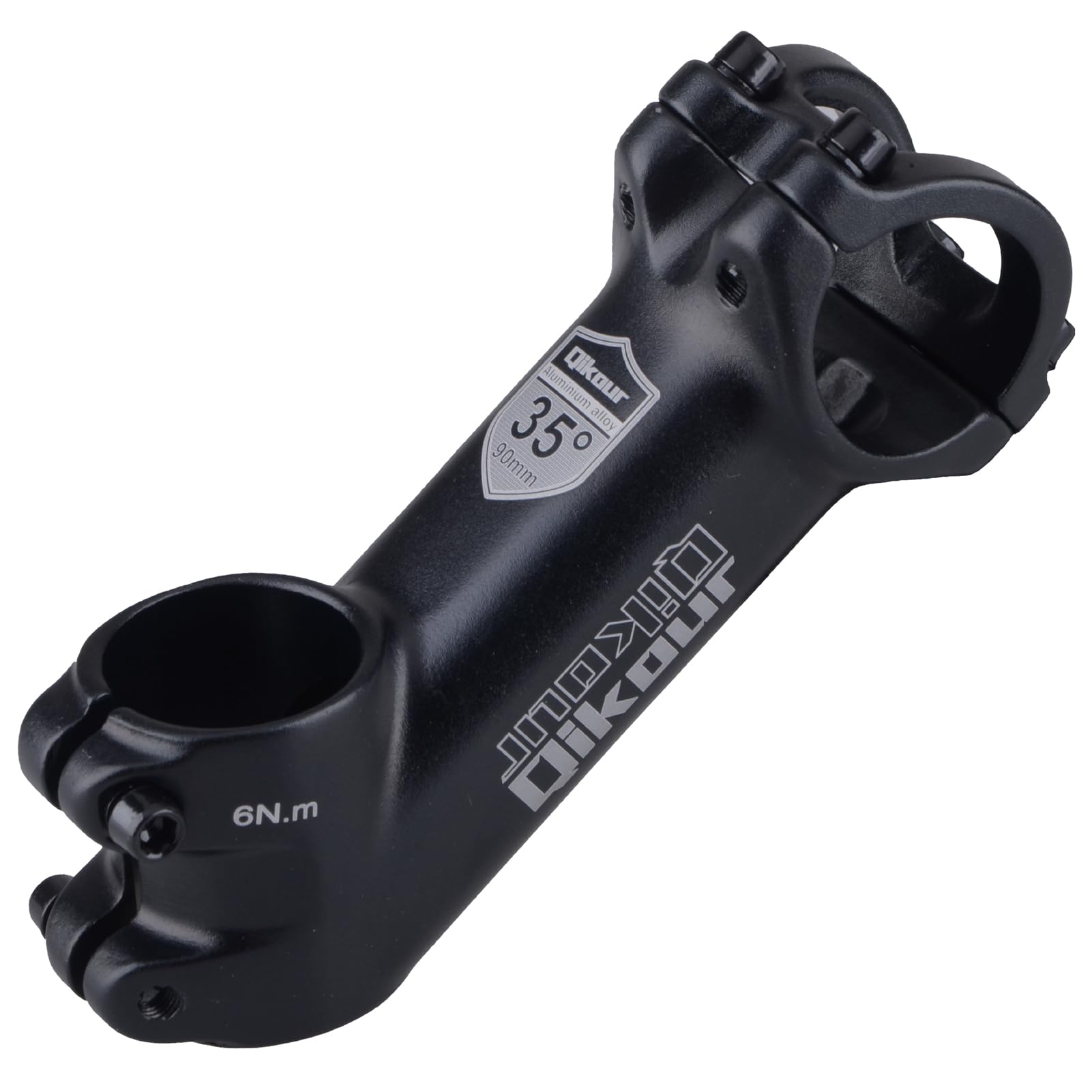 YAPJEB Bike Handlebar Stem Riser 35° Bicycle Stem MTB Stem 70 80 90mm for Mountain Road Bike (31.8 x 90mm)