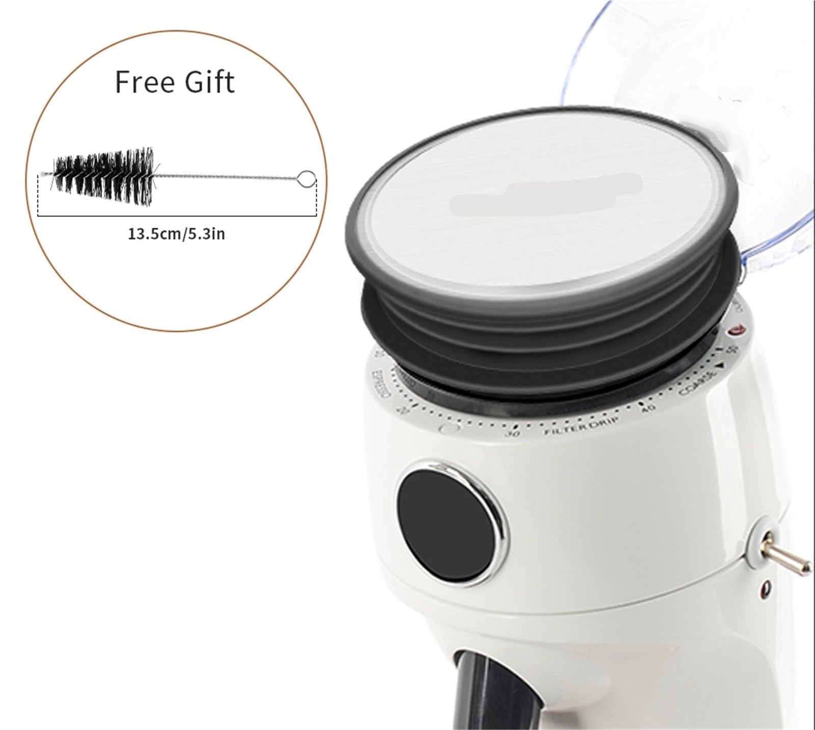 Compatible con fuelle de tolva de amoladora CAFEMASY for herramienta de limpieza Niche Zero(Bellow For Niche)