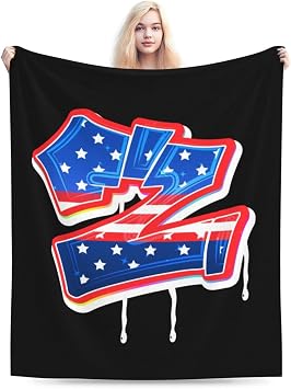 Letter Z Throw Blanket for Couch Bed Sofa Soft and Comfortable Blankets 50"x40" Anti-Pilling Flannel Blanket