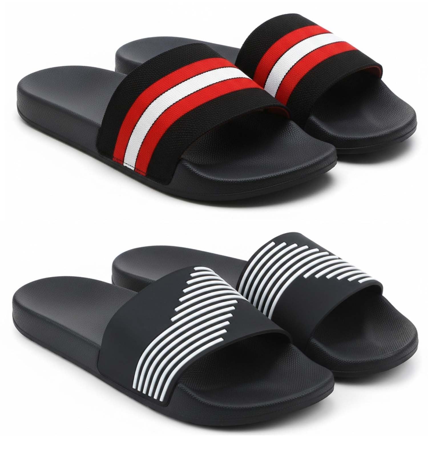 pampy angel Slipper/Flip Flops/Slides/Clogs/Sandals for Men, Comfortable & Light Weight| Stylish & Anti-Skid | Casual Waterproof & Everyday Flip Flops for Men & Boys Combo Pack of 2-picture-18