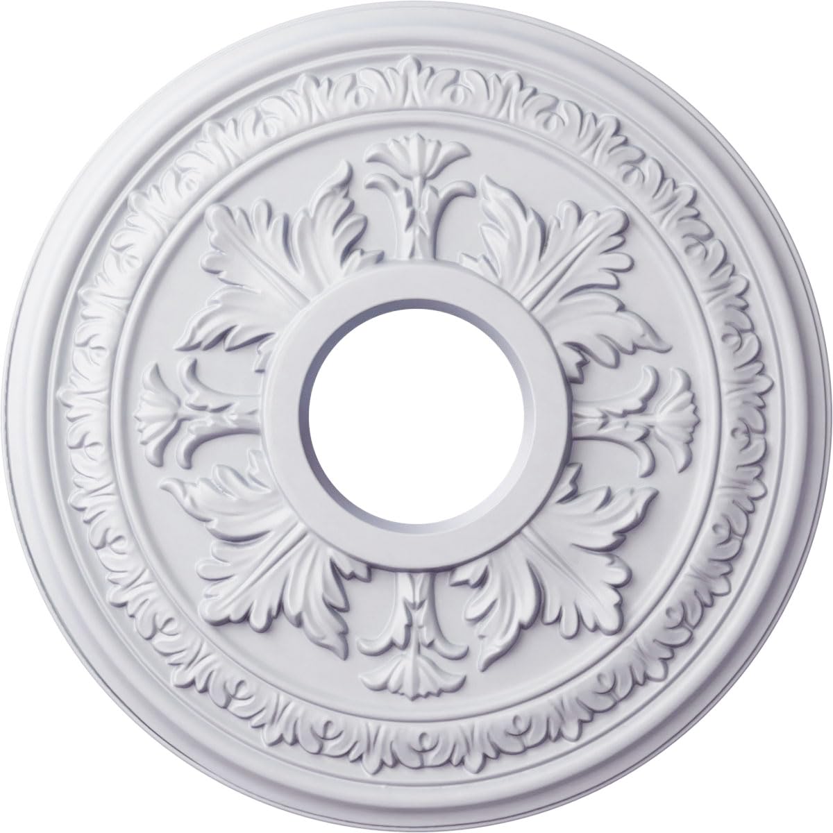 15 3/8"OD x 4 1/4"ID x 1 1/2"P Baltimore Ceiling Medallion (Fits Canopies up to 5 1/2")