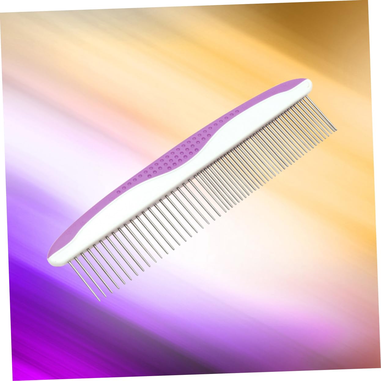 GRIRIW Stainless Steel Pet Comb Poodle Dematting Brush Dog Grooming Tools Pet Grooming Comb