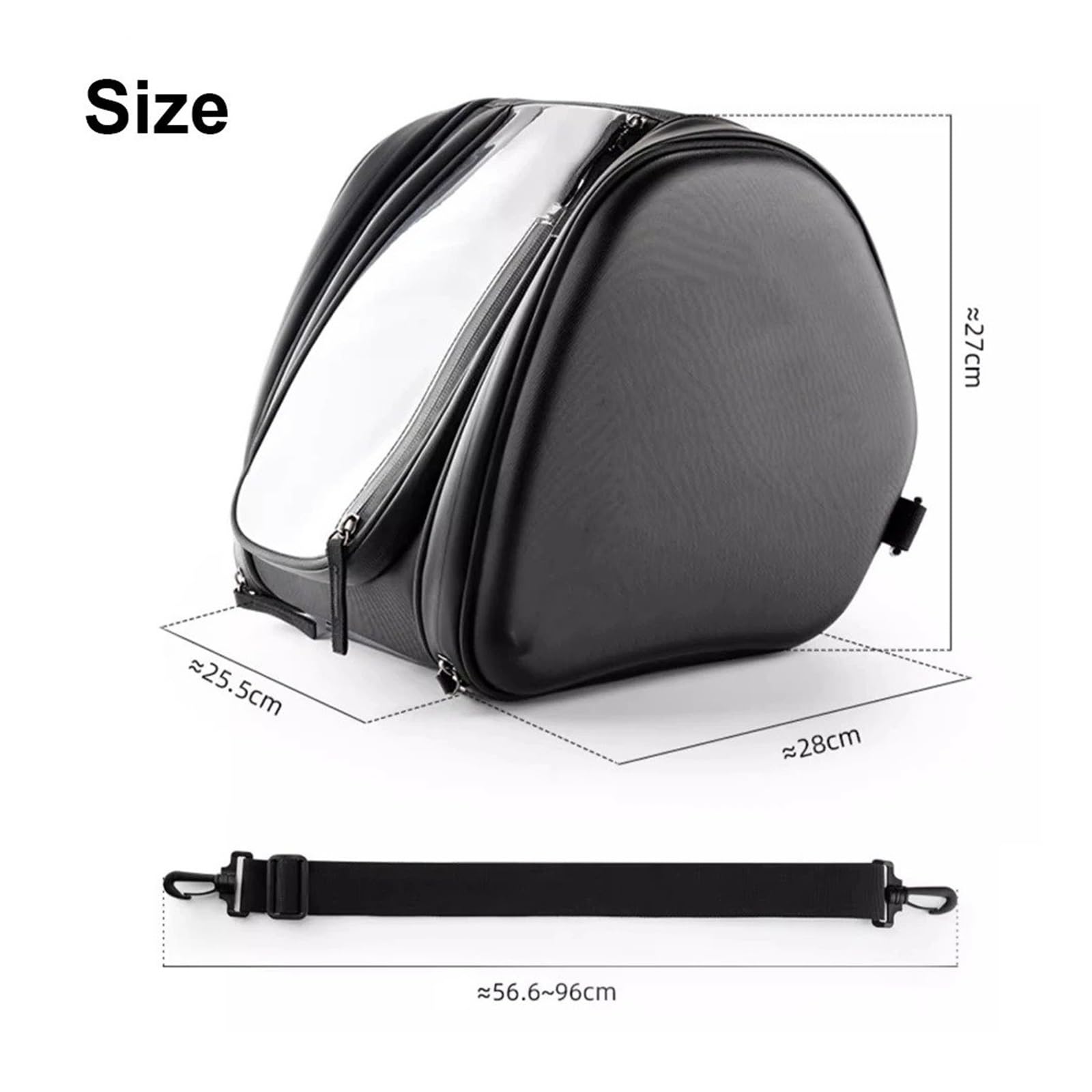 Motociclo Borse Serbatoio Per Suzuki Per AN Per Burgman Per Skywave Skyw Borsa Da Tunnel Per Scooter Borsa Da Sella Per Serbatoio Carburante Con Guscio Rigido In EVA Moto Selle Bagagli