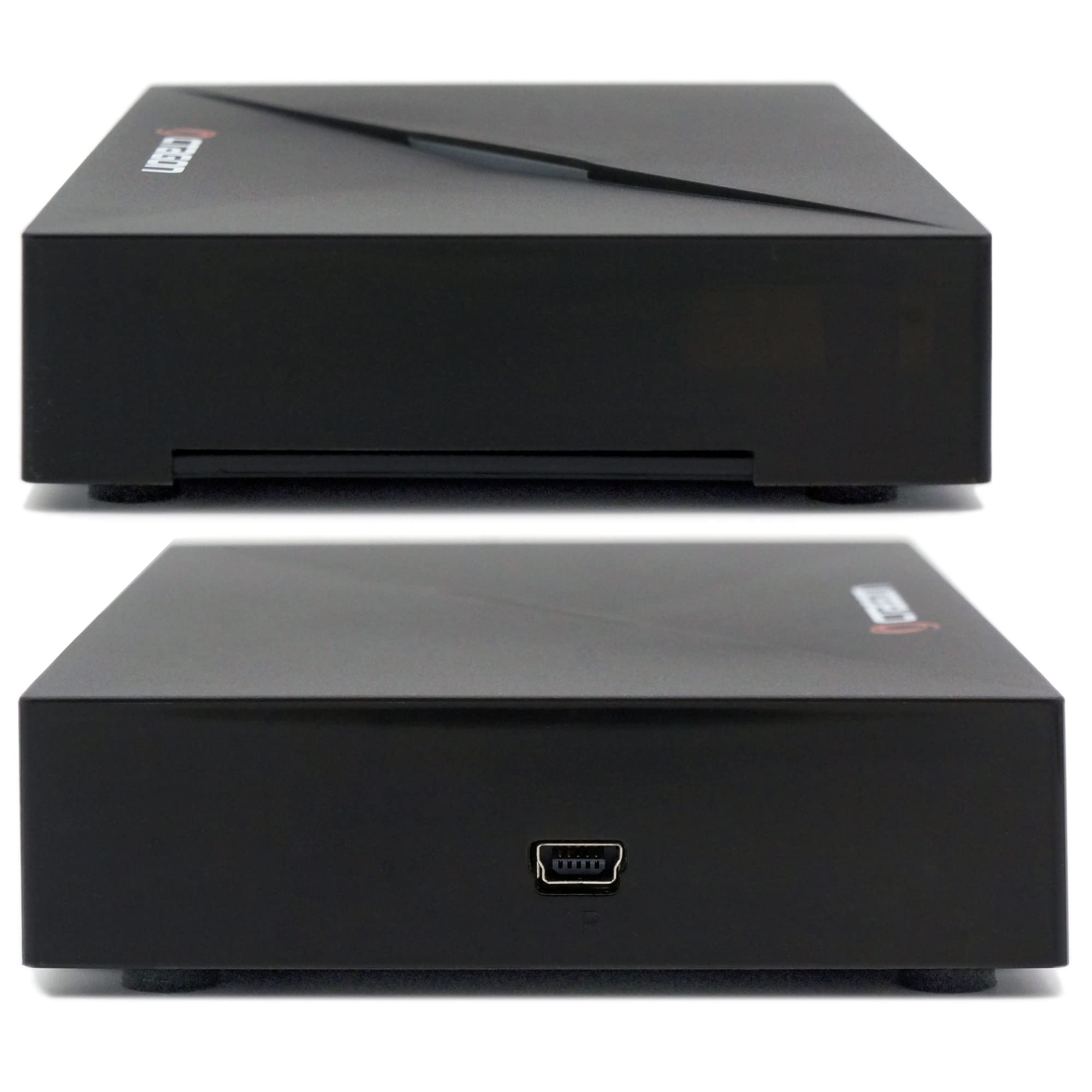 Octagon SFX6008 IP WL 150 WiFi H.265 HEVC Full-HD E2 Linux Set-Top Box & Smart Receiver, Internet TV mit Sat to Client Support, YouTube, Web-Radio, 150Mbit WLAN und EasyMouse HDMI-Kabel, Schwarz