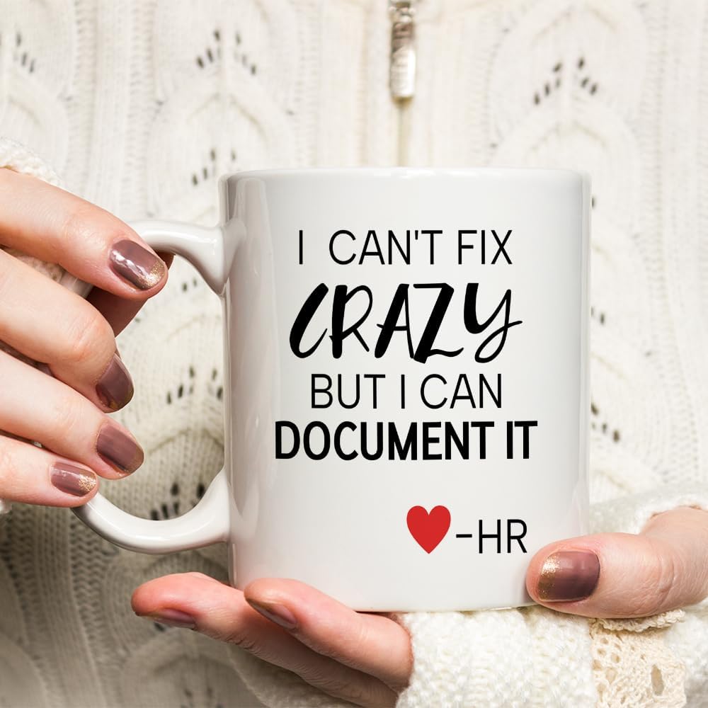 Funny Gifts for HR, Human Resource Coffee Mug,Birthday Christmas Gifts for Human Resources Manager Office Tea Cup 11 OZ - Image 4