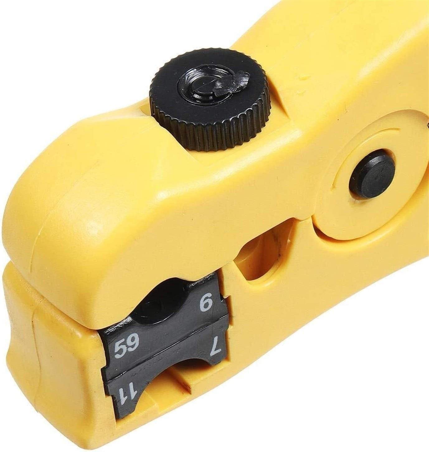 Pelacables, RG7 RG6 RG11 Conector Cable Coaxial Crimper Pelacables Alicates Herramienta de compresión Kits de Herramientas de Hardware