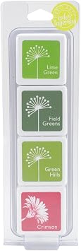 Hero Arts AF359 Amys Shades of Green Layering Stamp Pad Set