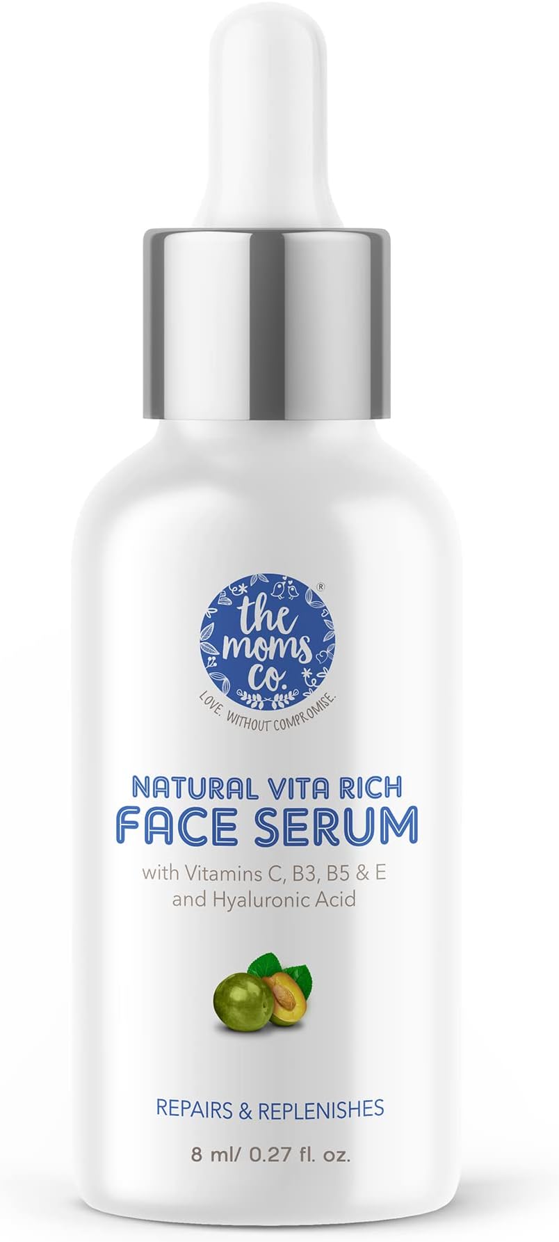 The Moms Co Natural Vita Rich Face Serum with Vitamins C and Hyaluronic Acid (8ml)