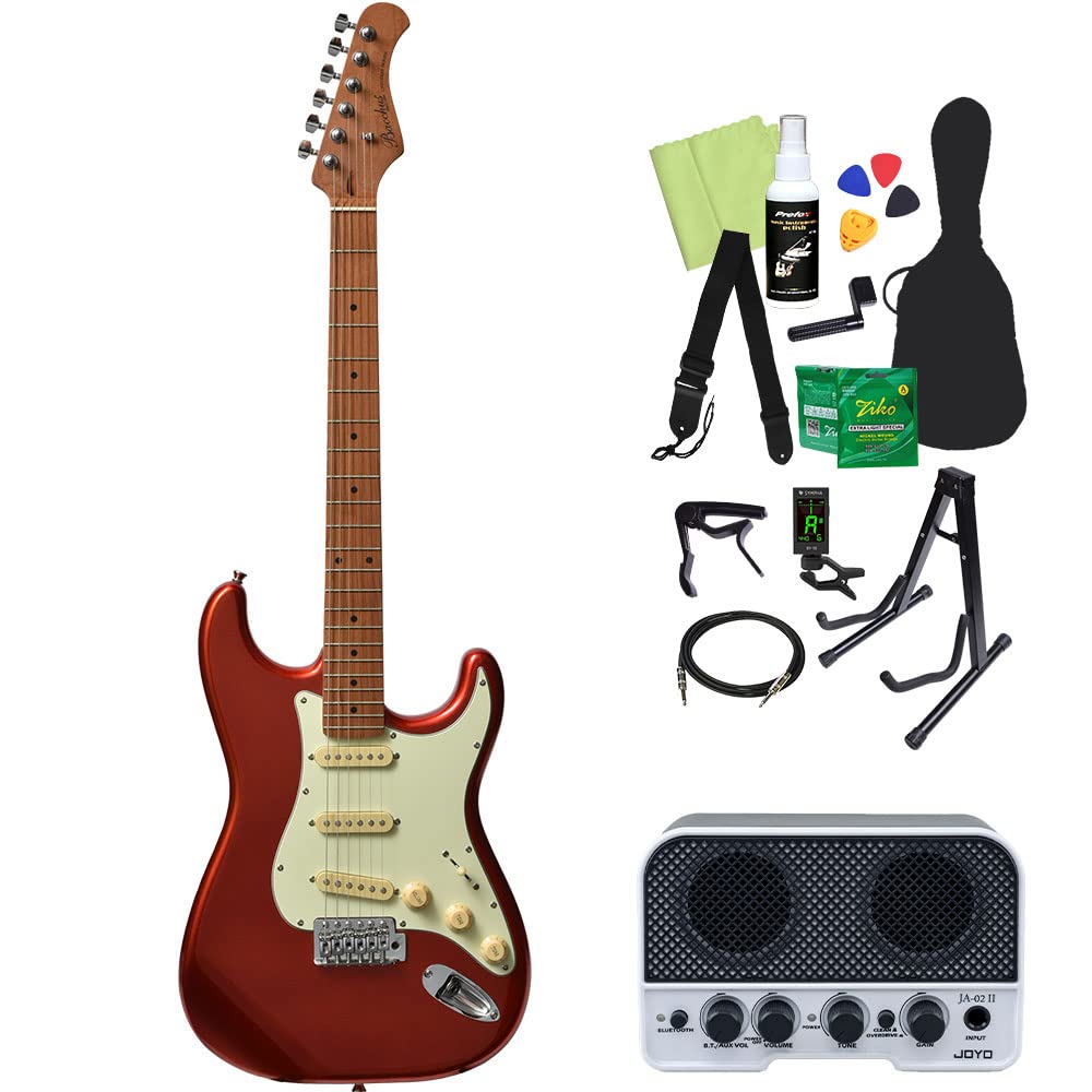 Amazon | Bacchus BST-1-RSM/M エレキギター初心者14点セット